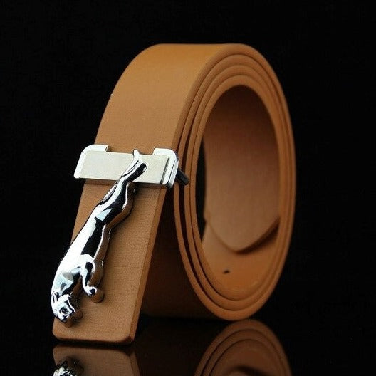 Jaguar buckle outlet belt