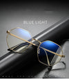 New Polygon Myopia Antiblue Computer Eyeglasses - SunglassesMart