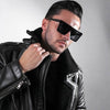 Rivet Flat Top Oversized Sunglasses - SunglassesMart