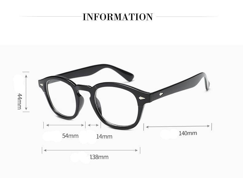Depp Inspired Style Glasses Eyeglasses - SunglassesMart