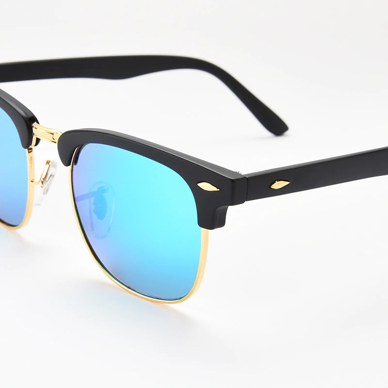 Buy Now Classic Vintage Style Half Rim Sunglasses Men-Sunglassesmart