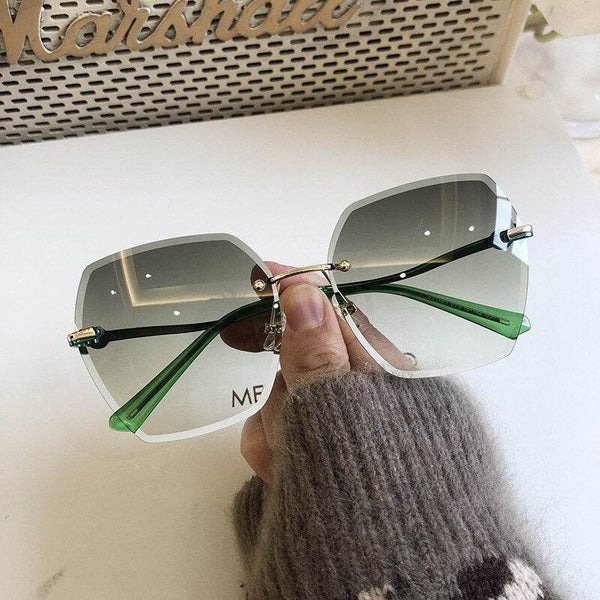 New Fashion Rimless Butterfly Sunglass - SunglassesMart