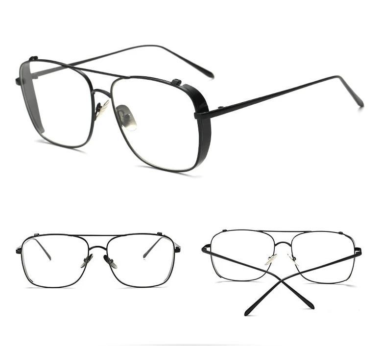 New Metal Frame Rectangle Sunglasses