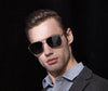 Stylish Celebrity Square Metal Sunglasses - SunglassesMart