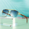 Rimless Ravio Cheetah Sunglasses - SunglassesMart