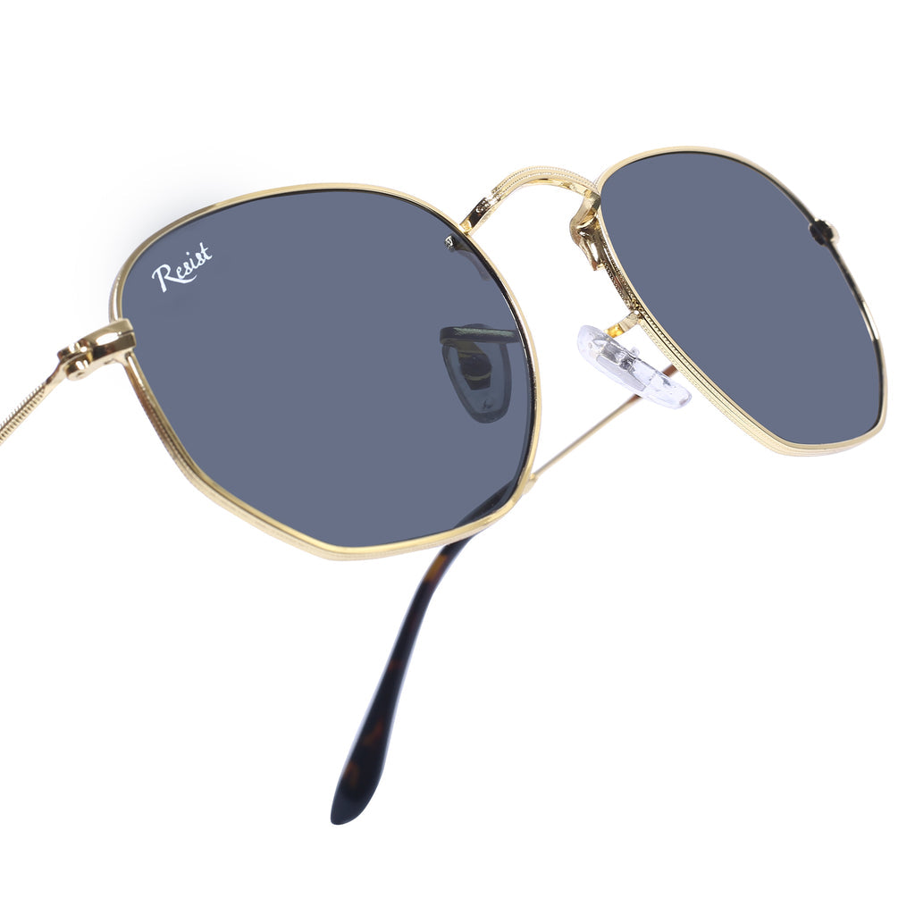 Buy Designer Black Hexagon Sunglasses For Men Women-SunglassesMart