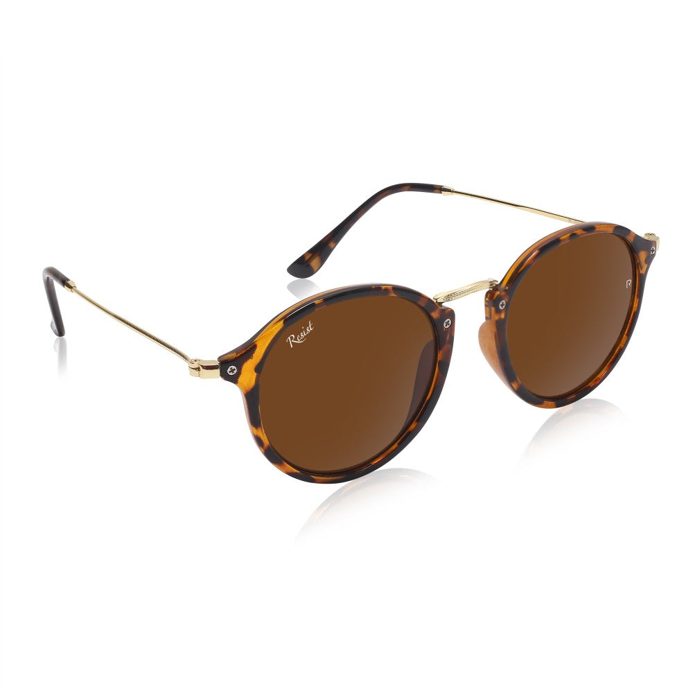 Buy Designer Leopard Print Round Sunglasses For Men Women-SunglassesMart
