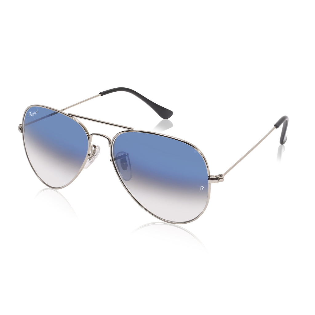 Buy Designer Blue Gradient Aviator Sunglasses For Men Women-SunglassesMart