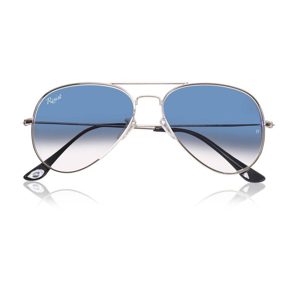 Buy Designer Blue Gradient Aviator Sunglasses For Men Women-SunglassesMart