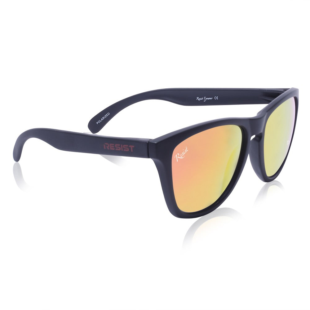 Buy Orange Square Polarized Lens Wayfarer Sunglasses For Men-SunglassesMart