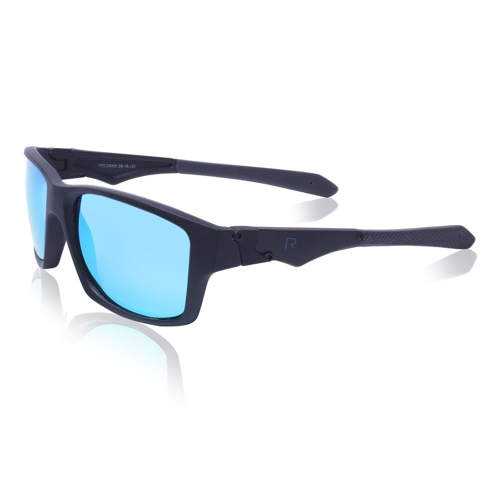 Buy Designer Square blue Polarized Wayfarer Sunglasses For Men-SunglassesMart