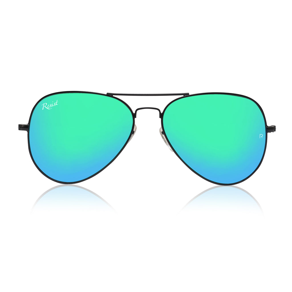 Buy Designer Green Mercury Mirrored Aviator Sunglasses For Men-SunglassesMart