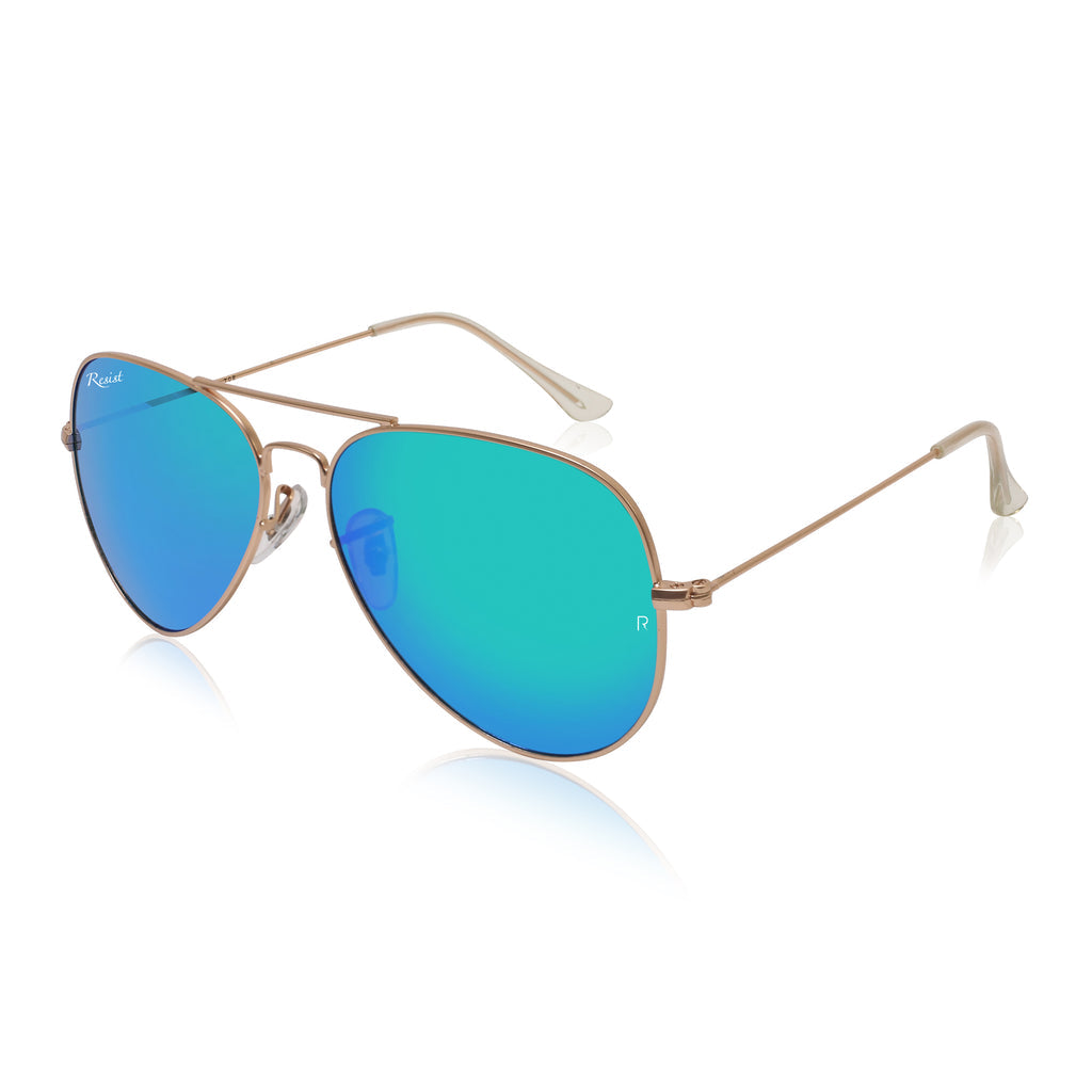 Buy Designer Green Mercury Mirrored Aviator Sunglasses For Men-SunglassesMart