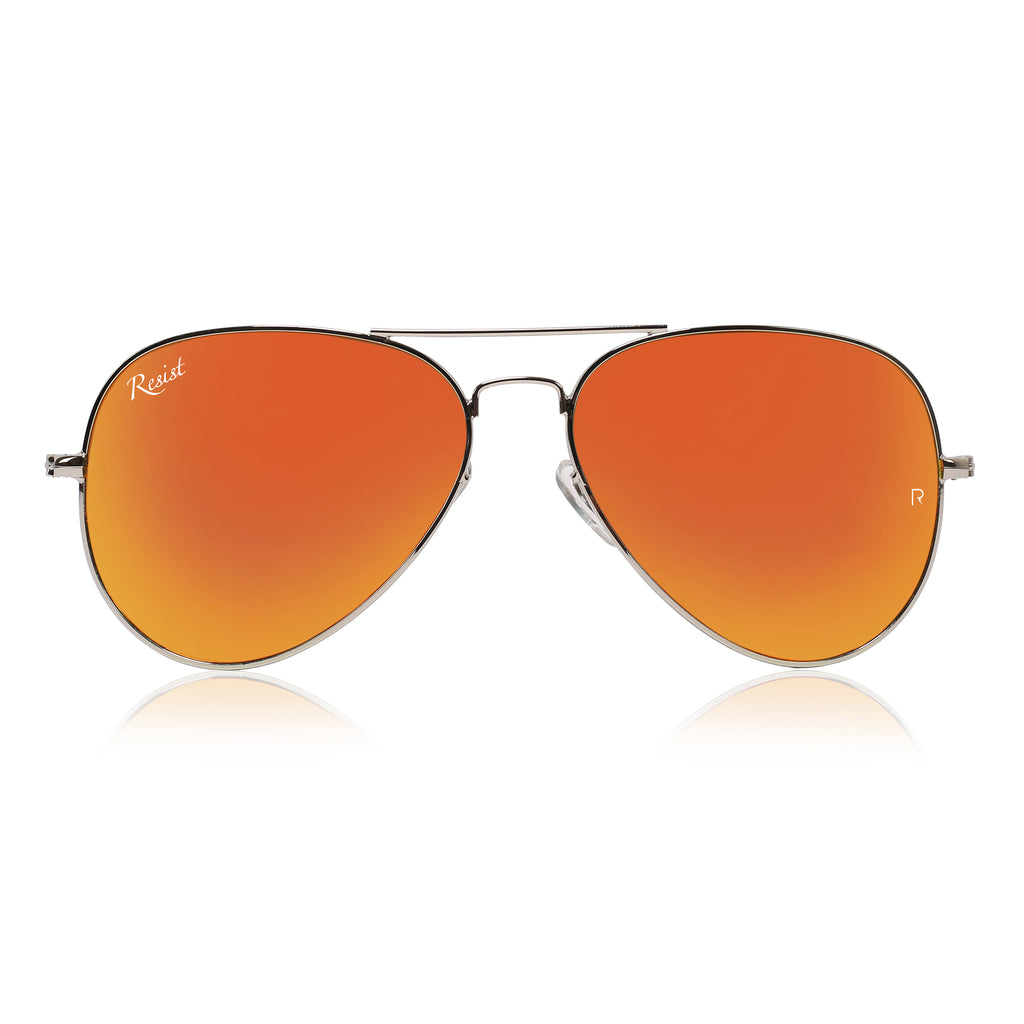 Buy Designer Orange Mercury Mirrored Aviator Sunglasses For Women-SunglassesMartBuy Designer Orange Mercury Mirrored Aviator Sunglasses For Women-SunglassesMart