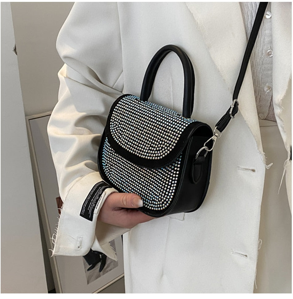 Sunglassesmart Luxury Fashion Diamonds Women Shoulder Handbags Chain Portable
