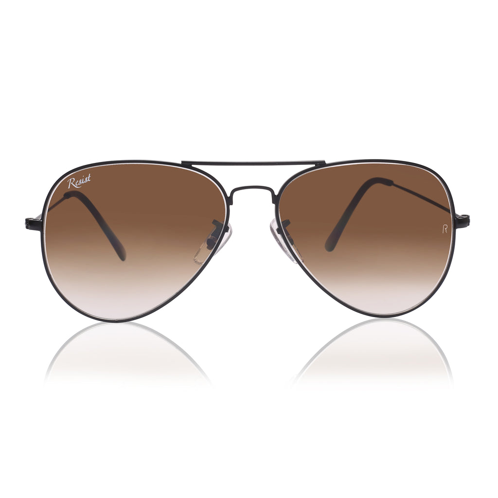Buy Designer Brown Gradient aviator Sunglasses For Men-SunglassesMart