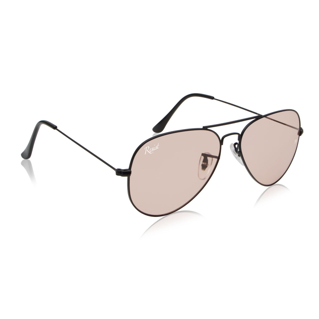 Fashion Square Aviator Sunglasses | Breeze Pink — V SHADES