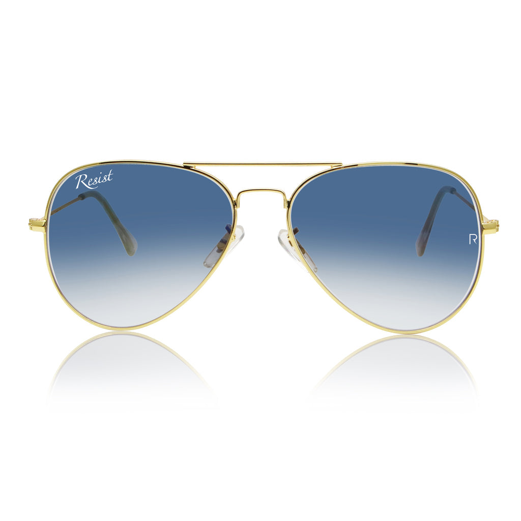 Buy Designer Blue Gradient Aviator Sunglasses For Men Women-SunglassesMart