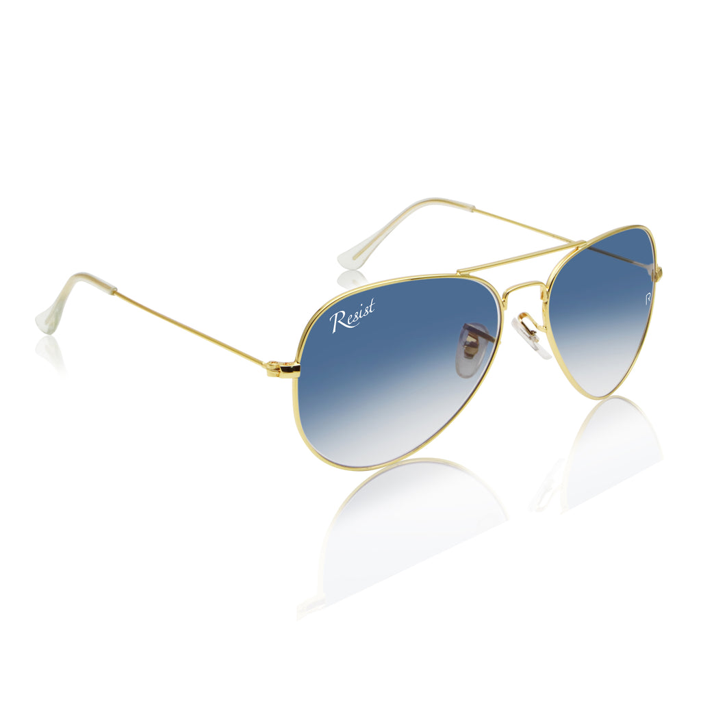 Buy Designer Blue Gradient Aviator Sunglasses For Men Women-SunglassesMart