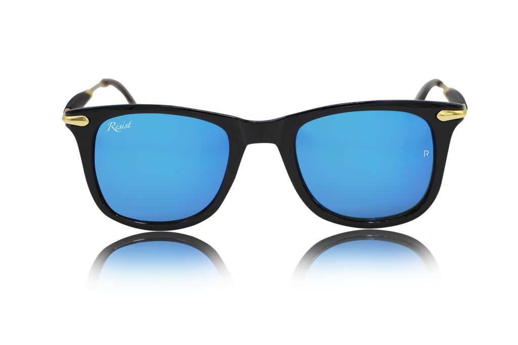 Buy RB2148 Blue Mirror Square Sunglasses ? With Trendy Look @ in india