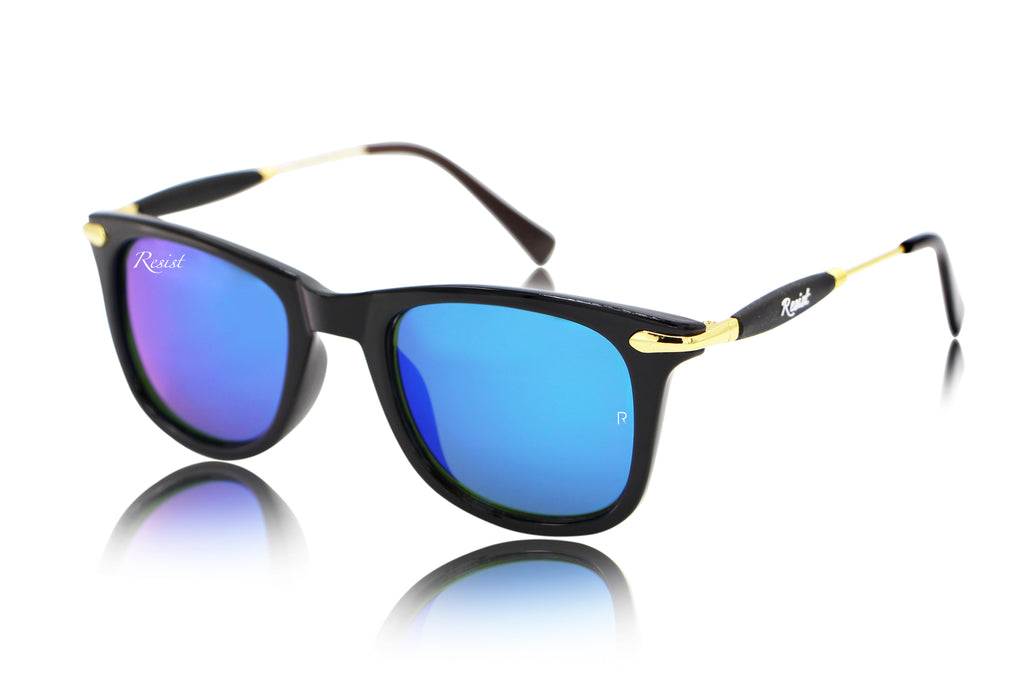 Buy Umber Brown Wayfarer Sunglasses for Men at French Crown
