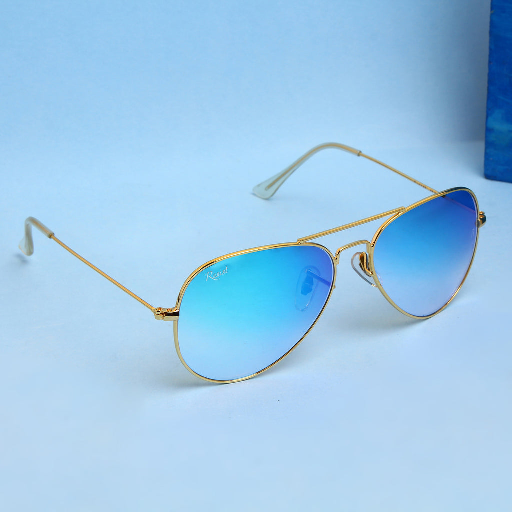 Brooks Aviator Sunglasses in White Gold frame by LINDA FARROW – LINDA  FARROW (U.S.)