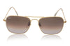 Gradient Rectangle Sunglasses - SunglassesMart