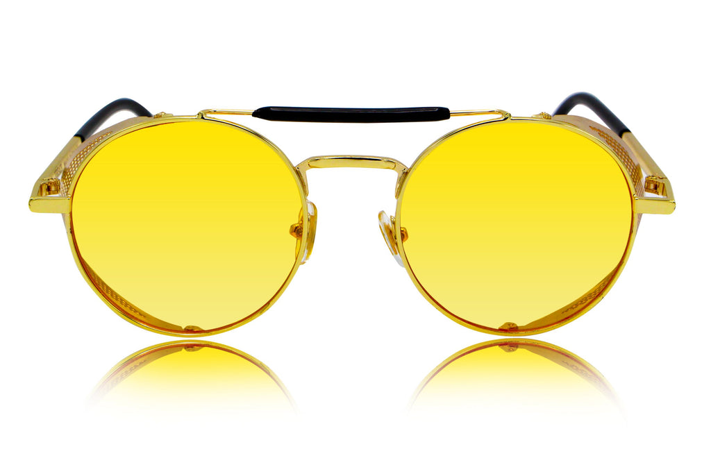 Buy Designer Steampunk Round Sunglasses For Men Women-SunglassesMart