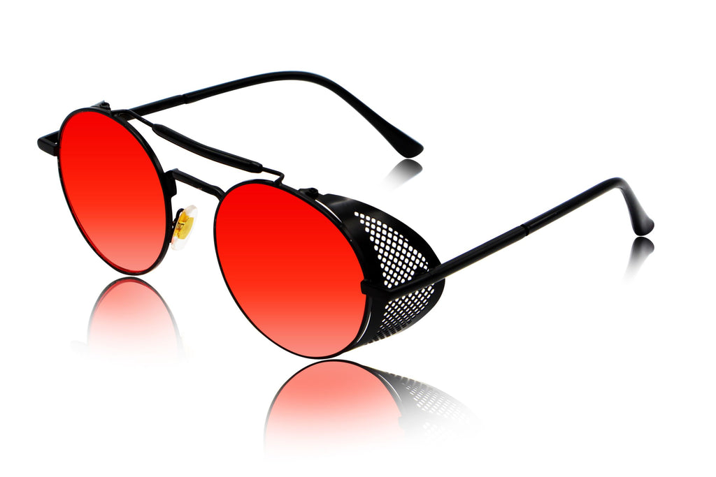 Buy Designer Steampunk Round Sunglasses For Men Women-SunglassesMart