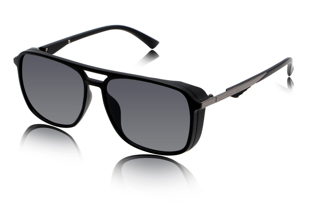 Buy Stylish Black Rectangle Sunglasses For Men-SunglassesMart