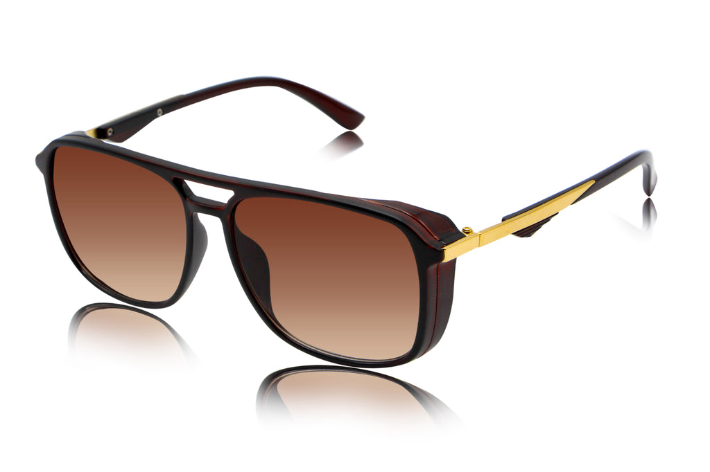Buy Stylish Black Rectangle Sunglasses For Men-SunglassesMart