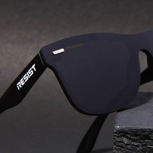 Polarized Black Macho Wayfarer - SunglassesMart