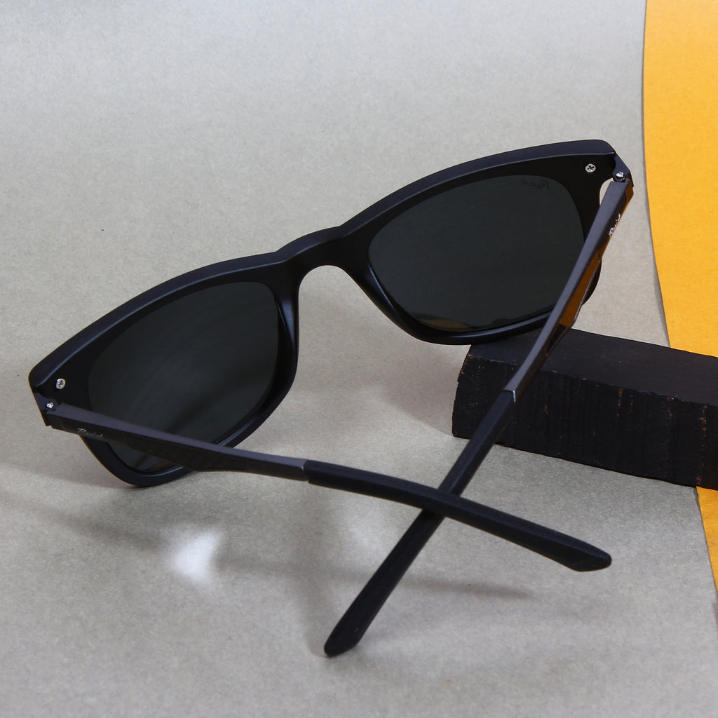 Louis Black Wayfarer Sunglasses