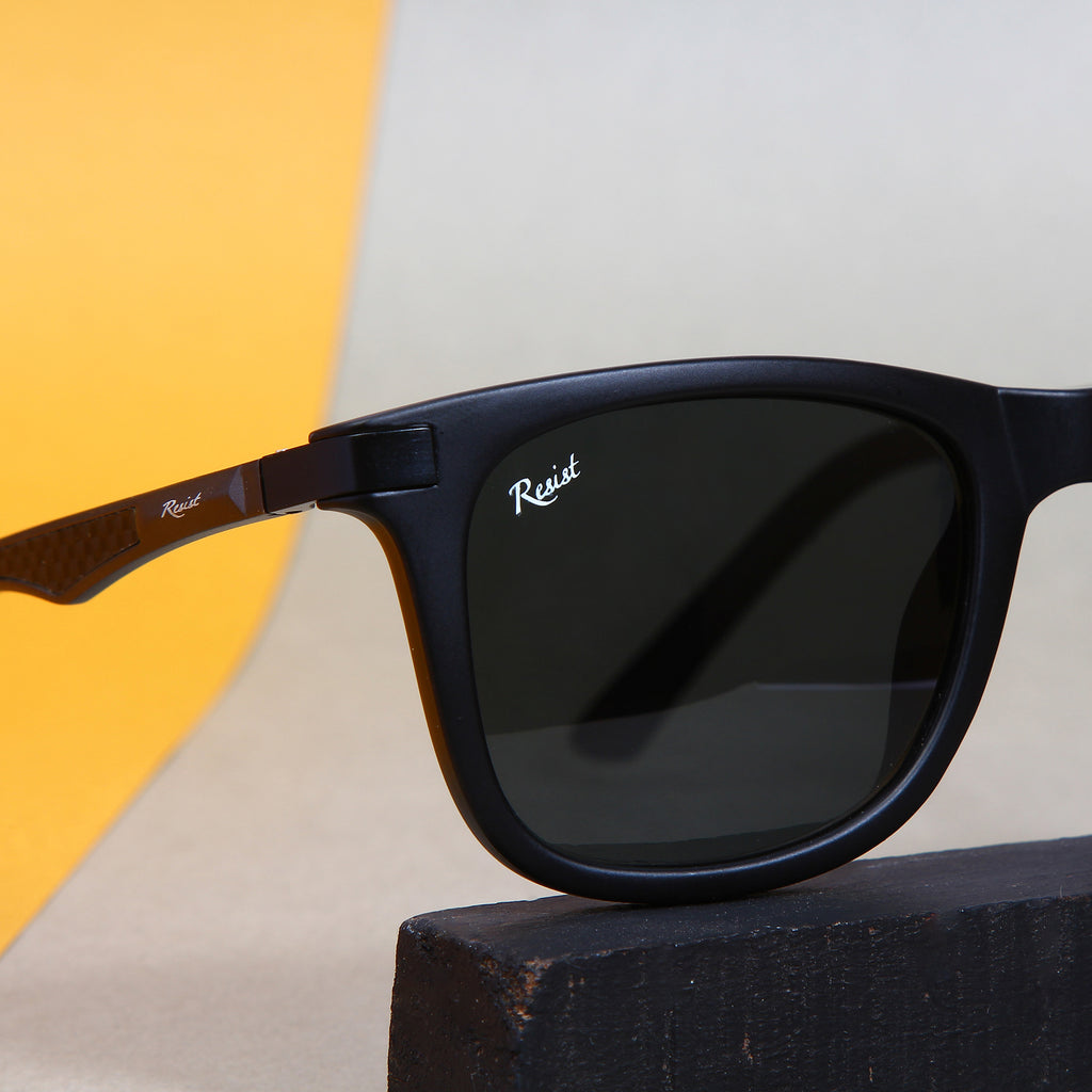 Louis Black Wayfarer Sunglasses