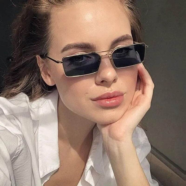 Classic Hot Small Rectangle Sunglasses - SunglassesMart