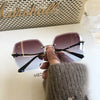 New Fashion Rimless Butterfly Sunglass - SunglassesMart