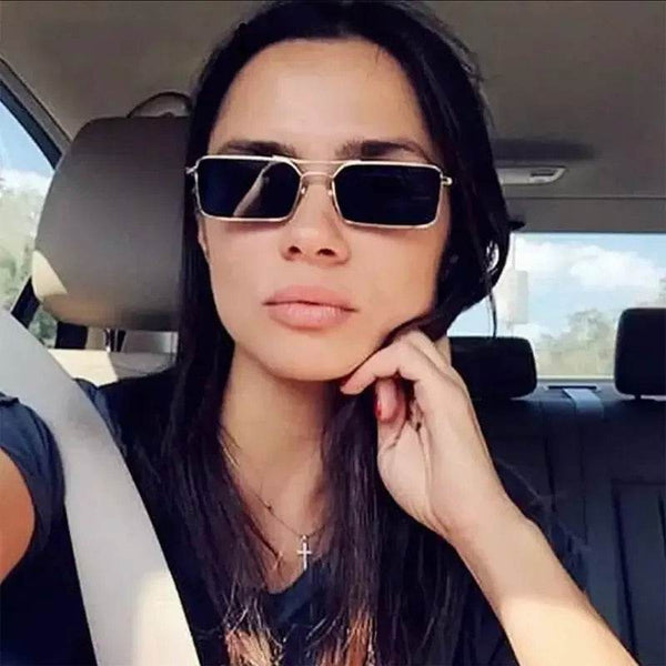 Classic Hot Small Rectangle Sunglasses - SunglassesMart
