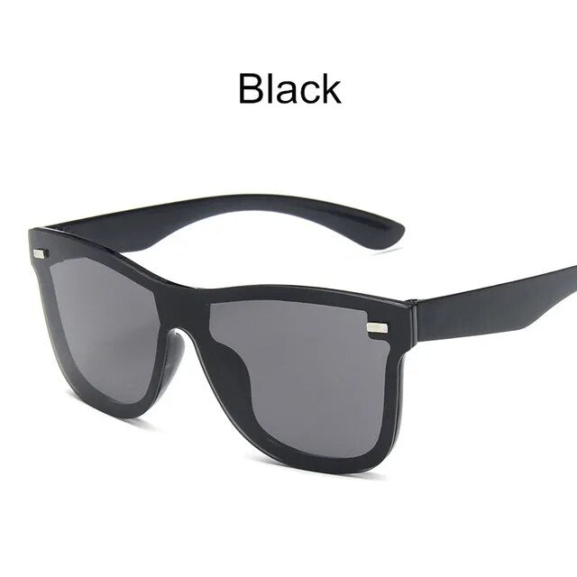 New Wayfarer Style Rimless Sunglasses
