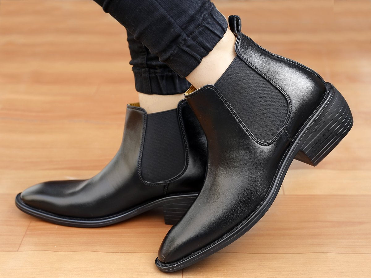 Black Ankle Chelsea Boot
