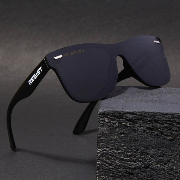 Polarized Black Macho Wayfarer - SunglassesMart