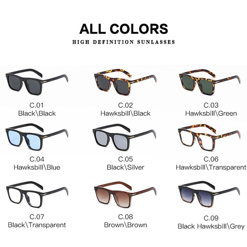 2022 Chic Vintage Oversized Sunglasses