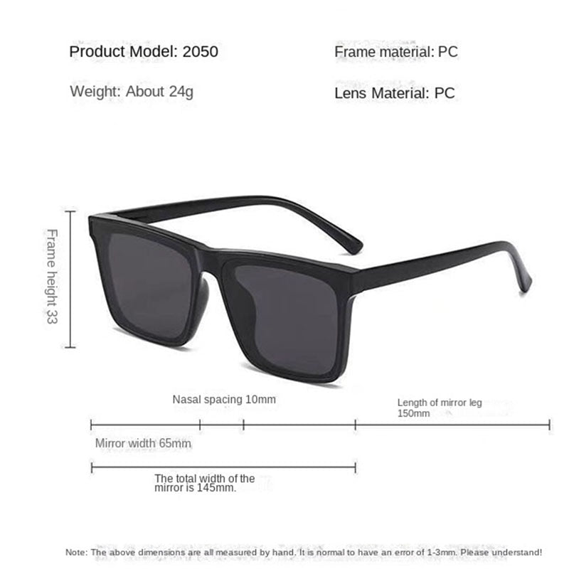 New Men s Square Sunglasses Classic Rectangle Men s Vintage Sun Glasses Men s Outdoor Driving 222b4bfa 7ede 459e ba23 78b76d485f20