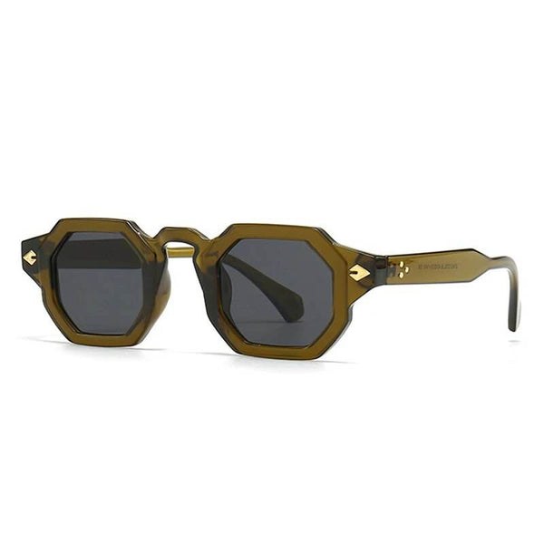 Retro Polygon Square Sunglasses - SunglassesMart