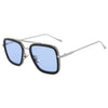 New Candy Blue Iron Men Sunglasses - SunglassesMart