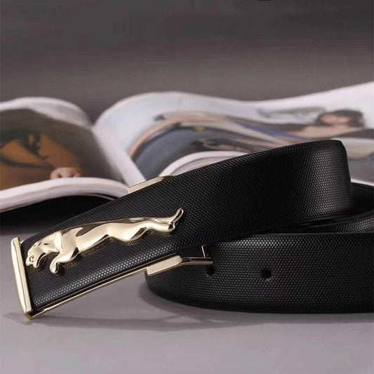 Fashion Jaguar Leather Belt - SunglassesMart