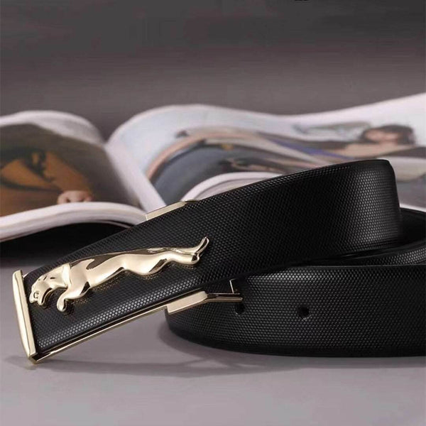 Fashion Jaguar Leather Belt - SunglassesMart
