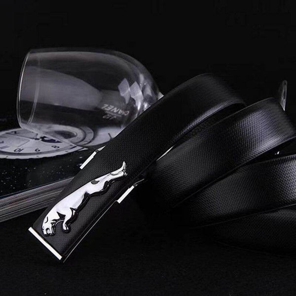Fashion Jaguar Leather Belt - SunglassesMart