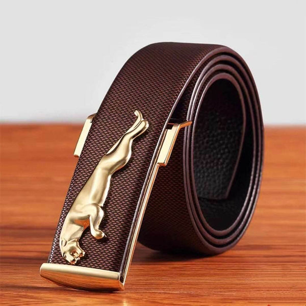 Fashion Jaguar Leather Belt - SunglassesMart