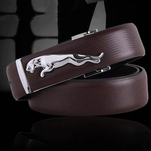 Fashion Jaguar Leather Belt - SunglassesMart