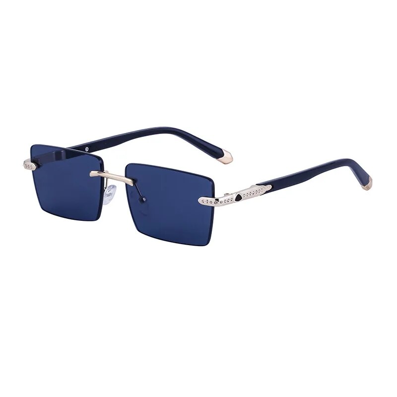 Stylish Rimless Sunglasses - Perfect for Men